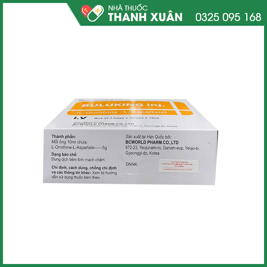 Buluking thuốc điều trị gan cấp tính hay mạn tính, hôn mê gan và tiền hôn mê gan